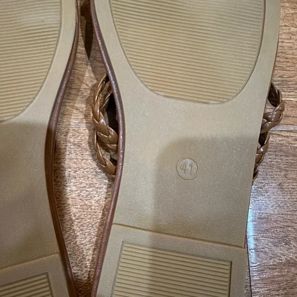 Brown Braided Women's Sandals - Picture 3 of 3